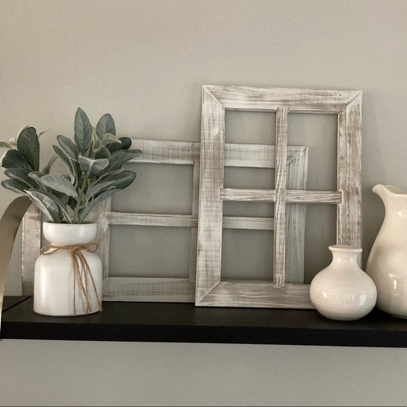 ❌SOLD Farmhouse Faux Lamb's Ear Ceramic Planter - Picture 3 of 7